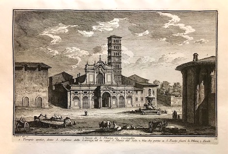 Vasi Giuseppe (1710-1782) Chiesa di S. Maria in Cosmedin 1786 Roma 